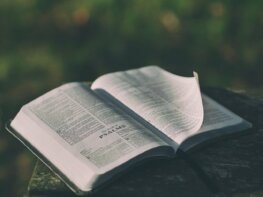 Bible ouverte sur les psaumes