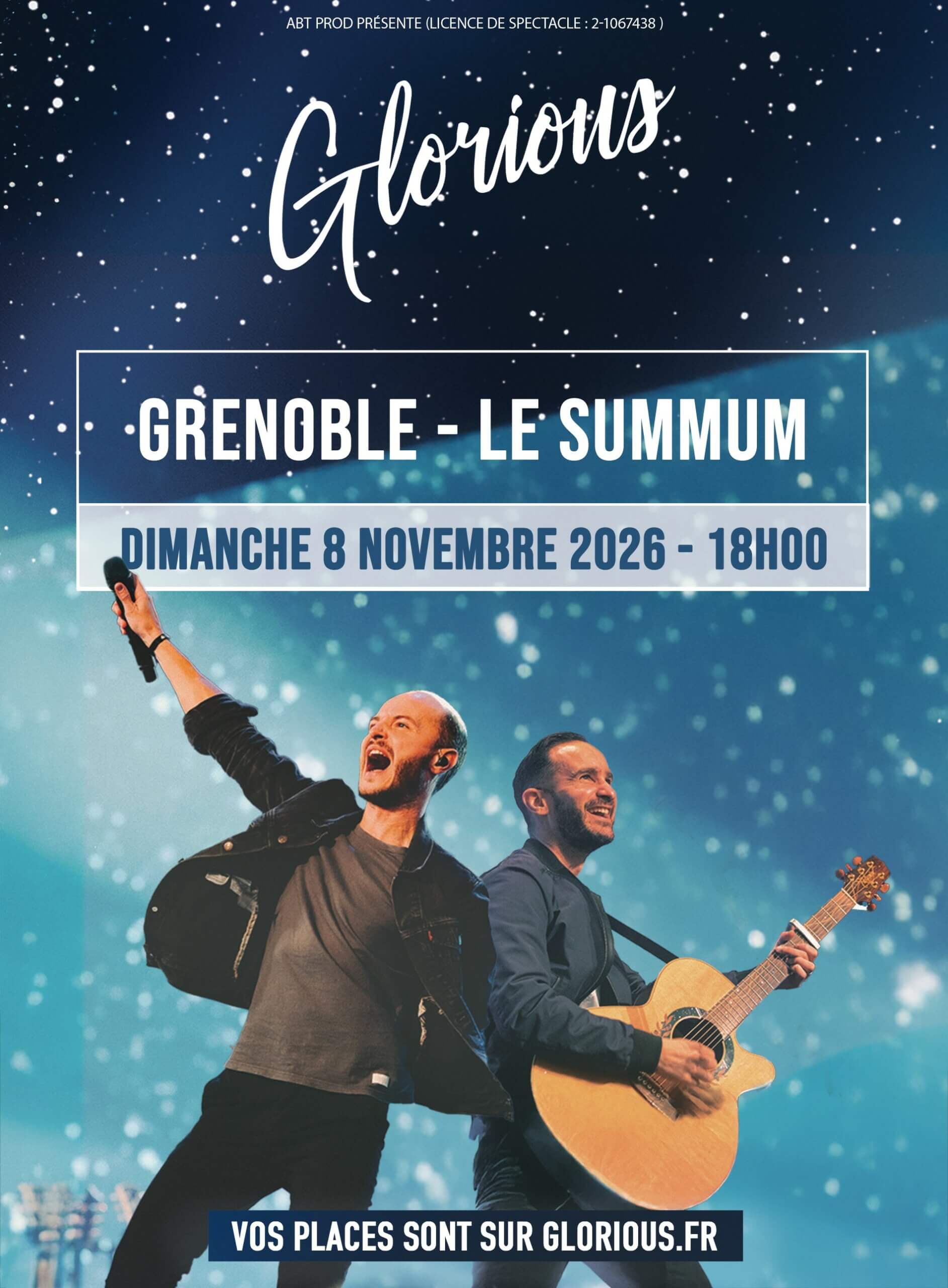 Affiche Affiche concert Glorious