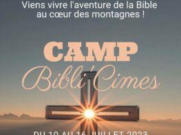Affiche Camp BibliCimes collégiens 2023