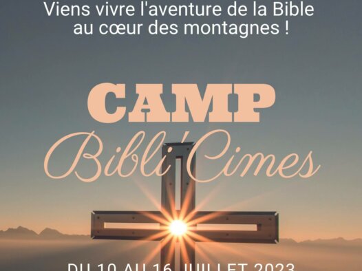 Affiche Camp BibliCimes collégiens 2023