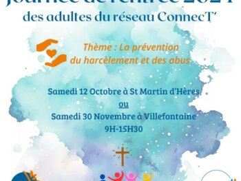 Flyer journée de rentrée des adultes du réseau ConnecT'